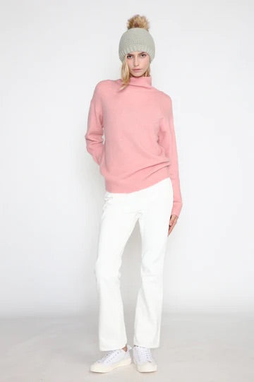 Mock Neck Basic Sweater