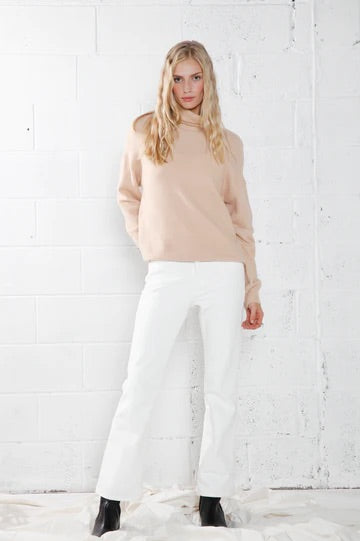 Mock Neck Basic Sweater