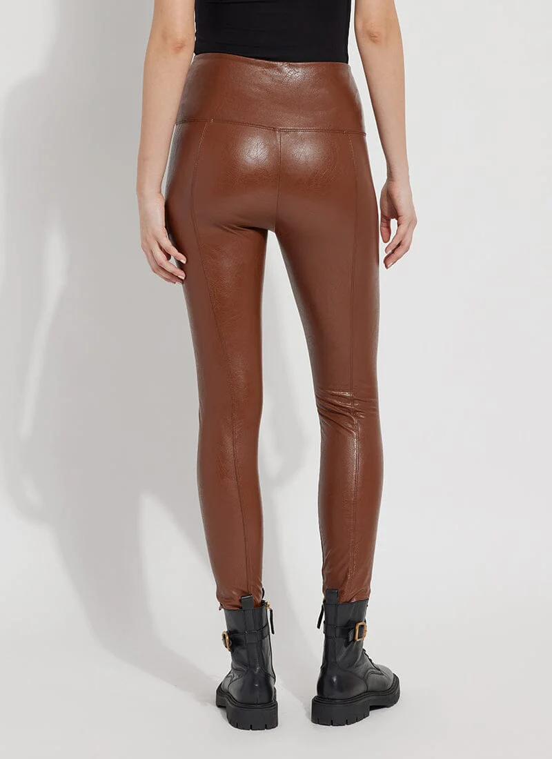 Textured Leather Legging