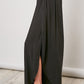 Palazzo side slit pants.