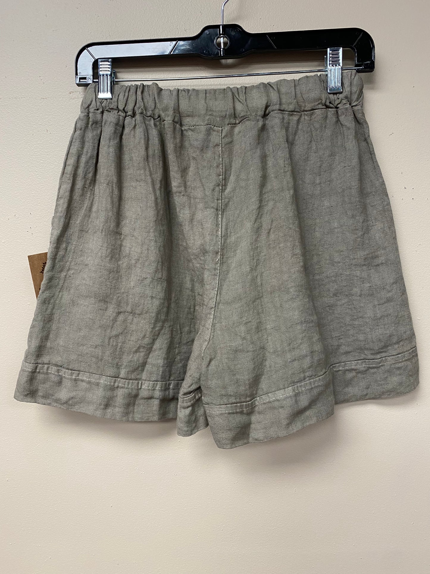 Italian drawstring linen shorts