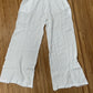 Linen weaved Italian wide leg pants.