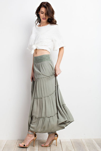 Layered Maxi Skirt