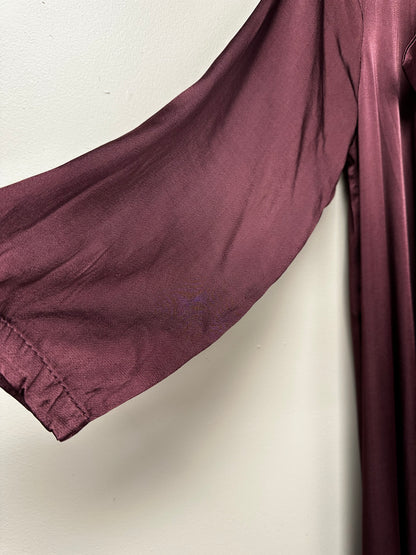 Italian Heavy Silk Set of Pants and Long Duster Coat
