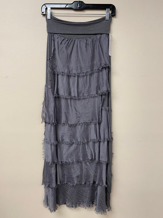 Italian Silky Layered maxi Skirt