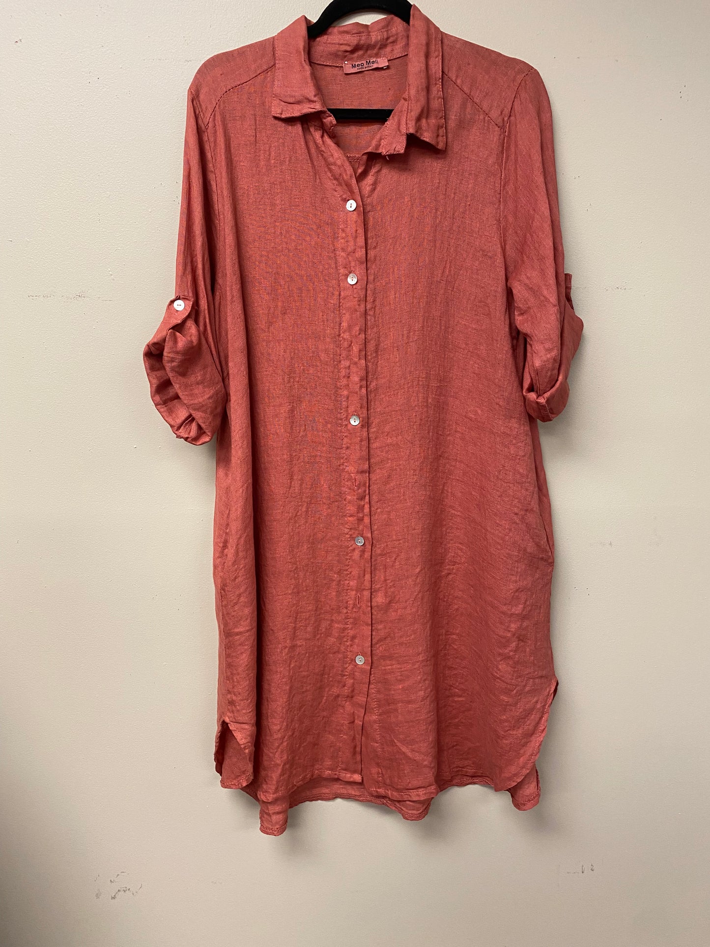 Italian linen long tunic.