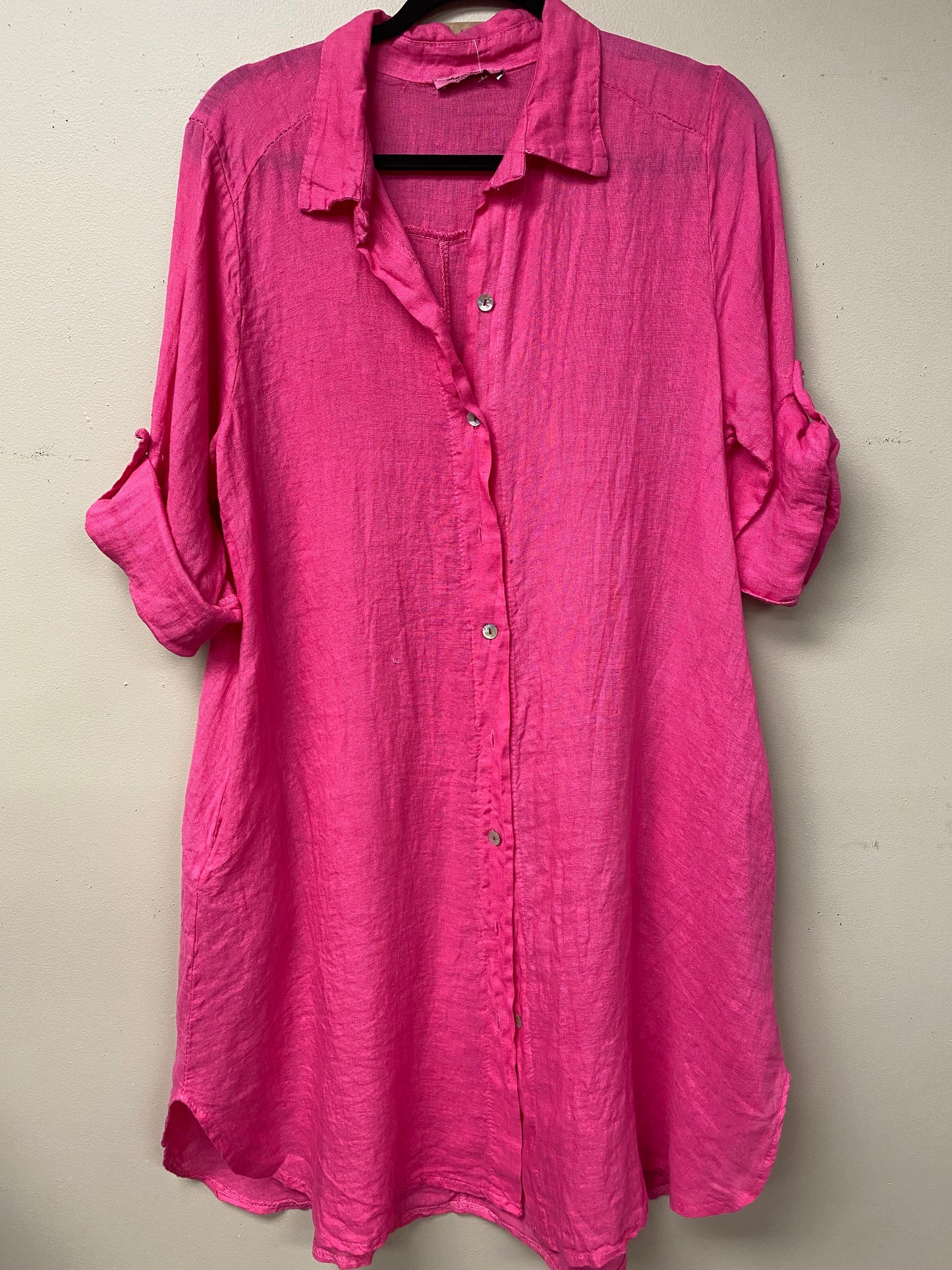 Italian linen long tunic.