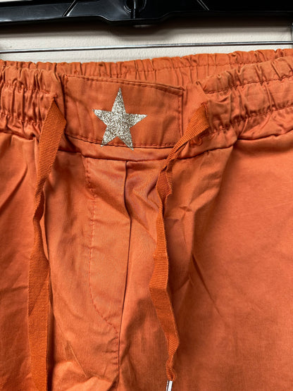 Italian star drawstring joggers.