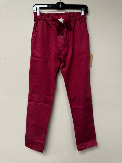 Italian star drawstring joggers.