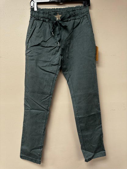 Italian star drawstring joggers.