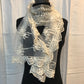 Lace beige scarf