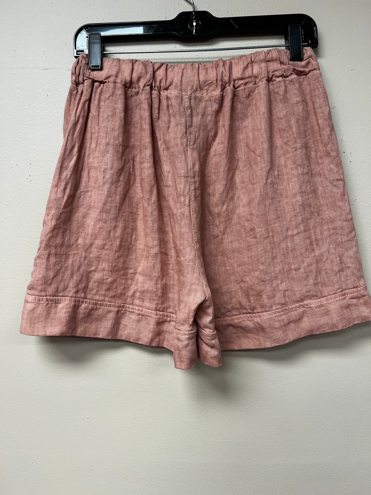 Italian drawstring linen shorts