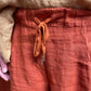 Italian Loose Jogger Style Linen Pants