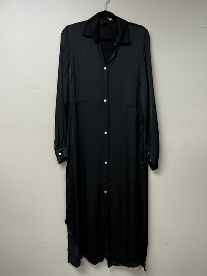 Italian silky shirt dress