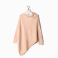 Triangle Poncho with sleeves.