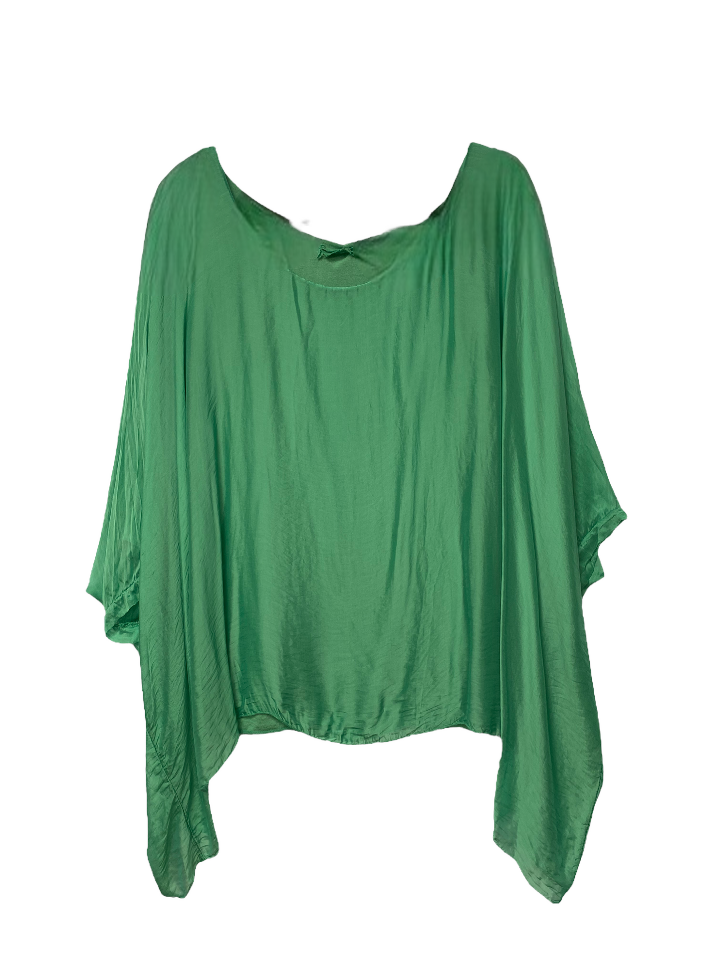 Italian, silk caftan top