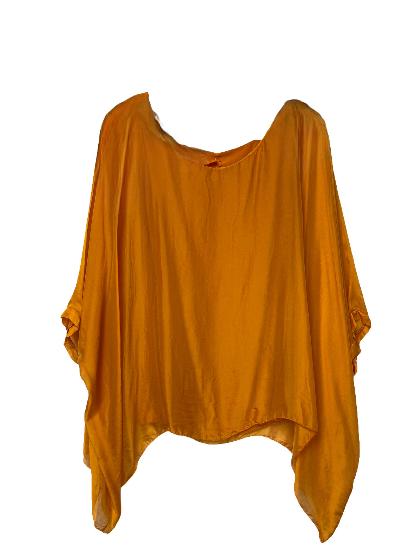 Italian, silk caftan top