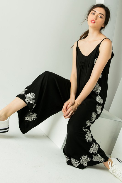 embroided jumpsuit