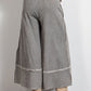 Feeling good, Washed Terry Knit Wide Leg Pants