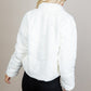 Fluffy faux fur jacket.