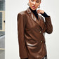 PU Blazer