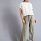 Feeling good, Washed Terry Knit Wide Leg Pants