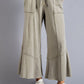 Feeling good, Washed Terry Knit Wide Leg Pants