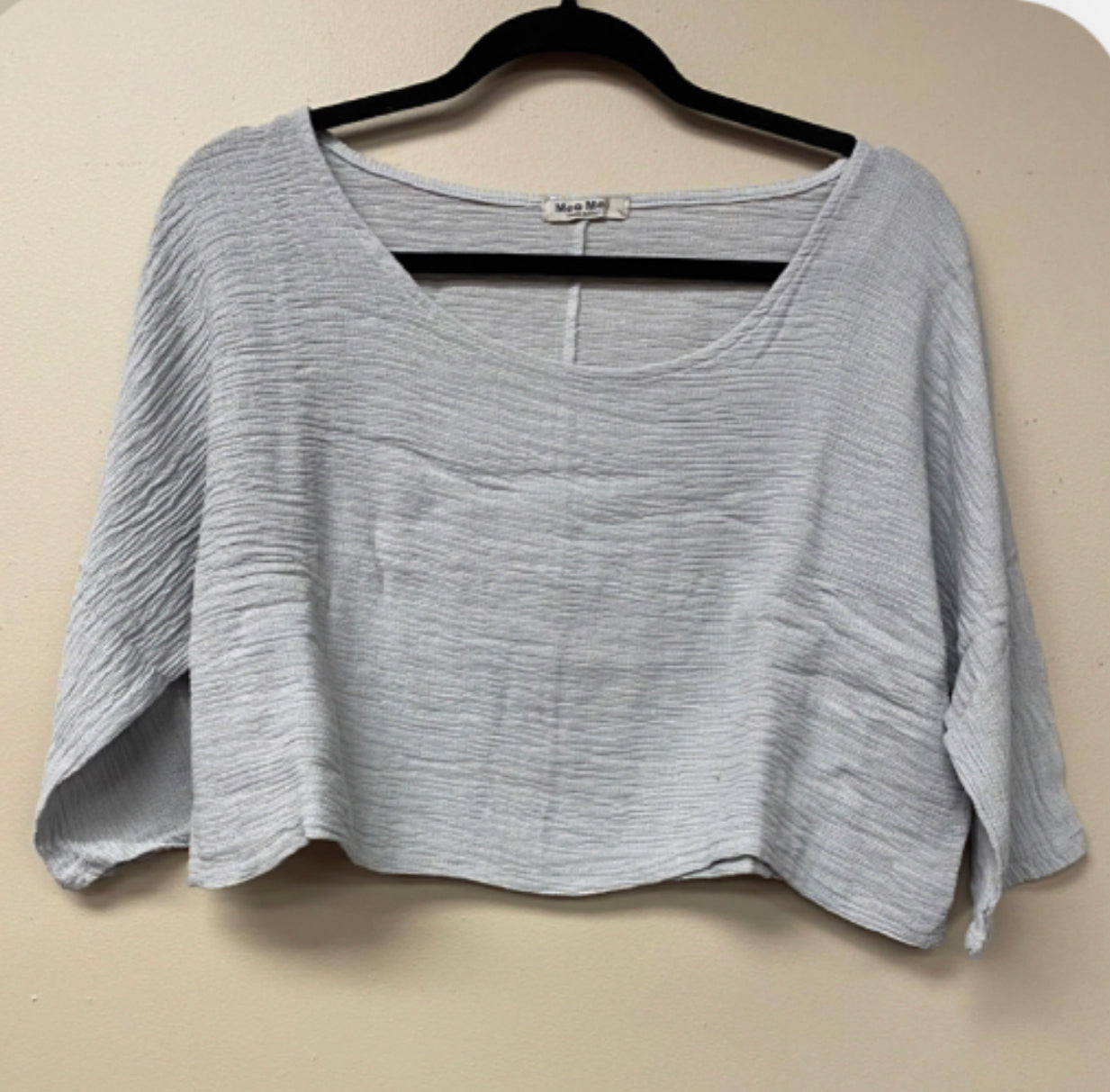 Sleeved Italian Cropped top