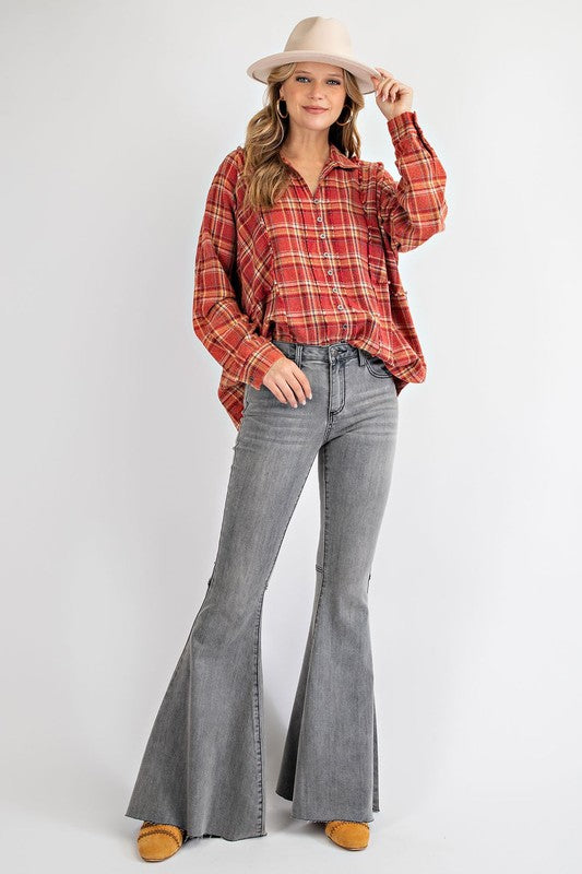 Just Float on Flare Jeans