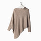 Triangle Poncho with sleeves.