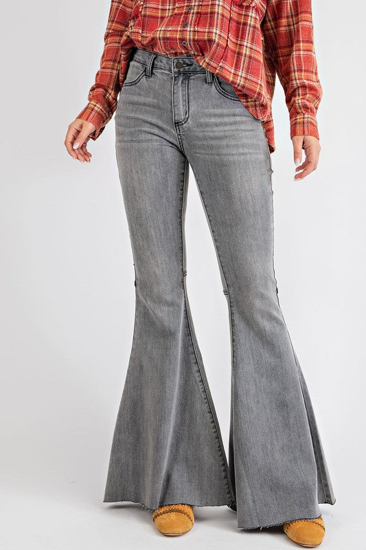 Just Float on Flare Jeans