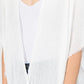 Solid Color Ruana Kimono
