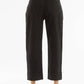 Kancan Button Ankle Straight Black Jeans