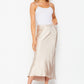 Satin Midi Skirt